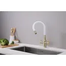 Смеситель для кухни с подключением к фильтру Paulmark Salix Sa213419-BRw