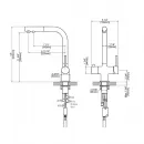 Смеситель для кухни с подключением к фильтру CoolStart Timo Saona 2356/16FL