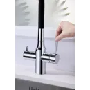 Смеситель для кухни с подключением к фильтру Paulmark Salix Sa213419-CR