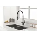 Смеситель для кухни с подключением к фильтру Paulmark Gravity Gr213888-GM