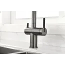 Смеситель для кухни с подключением к фильтру Paulmark Gravity Gr213888-GM