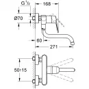 Смеситель для кухни Grohe Eurodisc Cosmopolitan 33772002