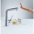 Смеситель для кухни, нержавеющая сталь Hansgrohe Metris Select M71 14883800