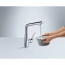 Смеситель для кухни, нержавеющая сталь Hansgrohe Metris Select M71 14883800