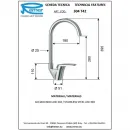 Смеситель для кухни Remer 304T42