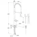 Смеситель для кухни Gustavsberg Nordic Plus Spiraflex GB41203782