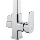 Смеситель для кухни Wonzon & Woghand WW-88458012-CR с подключением к фильтру, гибким изливом, хром