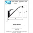 Смеситель для кухни Remer Ten T40