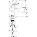 Смеситель для кухни Hansgrohe Focus M42 71804000