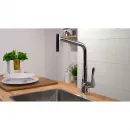 Смеситель для кухни 320 с выдвижным изливом Hansgrohe Metris Select M71 14884000