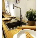 Смеситель для кухни 320 с выдвижным изливом Hansgrohe Metris Select M71 14884000