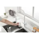 Смеситель для кухни с подключением к фильтру Paulmark Gravity Gr213888-WH