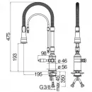 Смеситель для кухни Nobili Charlie CH75300BR