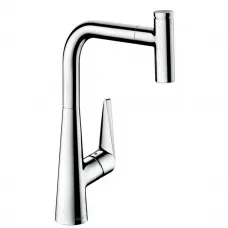 Смеситель для кухни 300 с выдвижным изливом Hansgrohe Talis Select M51 72821000