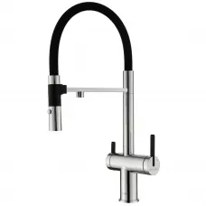Смеситель для кухни с подключением к фильтру Paulmark Gravity Gr213888-CR