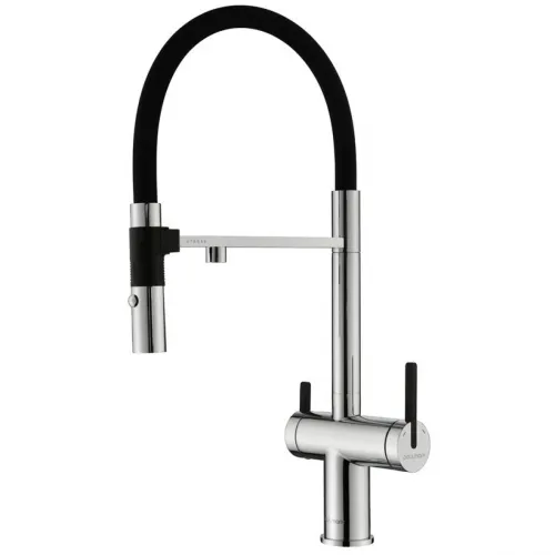 Смеситель для кухни с подключением к фильтру Paulmark Gravity Gr213888-CR