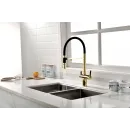 Смеситель для кухни с подключением к фильтру Paulmark Gravity Gr213888-G