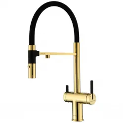 Смеситель для кухни с подключением к фильтру Paulmark Gravity Gr213888-G