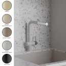 Смеситель для кухни Paini Cox Granite Truffle HD72566CR1KM
