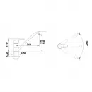 Смеситель для кухни Blanco Wega Кофе 514950