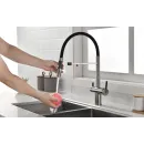 Смеситель для кухни с подключением к фильтру Paulmark Gravity Gr213888-BS