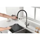 Смеситель для кухни с подключением к фильтру Paulmark Gravity Gr213888-BS