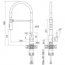Смеситель для кухни Paulmark Halt HA214021-CR