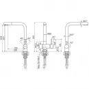 Смеситель для кухни с фильтром Paulmark Skalen Sk213020-SS + H851P00