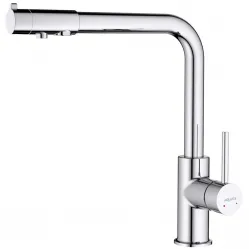 Смеситель для кухни Aquatek Европа AQ1386CR с подключением к фильтру, хром