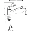Смеситель для кухни CoolStart Hansgrohe Focus M42 71866000