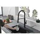 Смеситель для кухни Paulmark Barrel Ba214029-AN с гибким изливом, антрацит