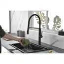 Смеситель для кухни Paulmark Barrel Ba214029-AN с гибким изливом, антрацит