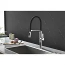 Смеситель для кухни Paulmark Barrel Ba214029-CR с гибким изливом, хром