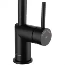 Смеситель для кухни Wonzon & Woghand WW-6018-MB с выдвижным изливом, черный матовый