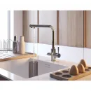 Смеситель для кухни Paini Norda NRPW6433VEB90 с подключением к фильтру, никель матовый