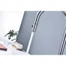 Смеситель для кухни Paulmark Galant Ga213077-CR с подключением к фильтру, выдвижным изливом, хром