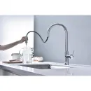 Смеситель для кухни Paulmark Galant Ga213077-CR с подключением к фильтру, выдвижным изливом, хром