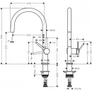 Смеситель для кухни Hansgrohe Talis M54 72843670