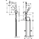 Смеситель для кухни Hansgrohe Metris M71 73828000