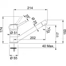 Смеситель для кухни Franke Sinta 115.0303.605