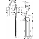 Смеситель для кухни Hansgrohe Talis M51 73876000