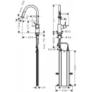 Смеситель для кухни Hansgrohe Talis M52 73879000