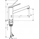 Смеситель для кухни Hansgrohe Zesis M33 74802800