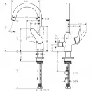 Смеситель для кухни Hansgrohe Focus M42 71803000