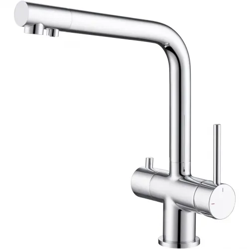 Смеситель для кухни Timo Saona 2396/00F CoolStart, с подключением к фильтру, хром
