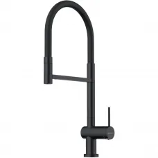 Смеситель для кухни Omoikiri Kanto-2 Plus-SB GB-BL 4994401 с подключением к фильтру, гибким изливом, графит/черный