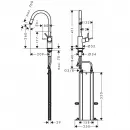 Смеситель для кухни Hansgrohe Talis M52 73864000