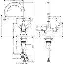 Смеситель для кухни Hansgrohe Talis M51 72811000