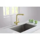 Смеситель для кухни Timo Saona 2396/17F CoolStart, с подключением к фильтру, золотой матовый