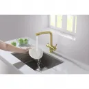 Смеситель для кухни Timo Saona 2396/17F CoolStart, с подключением к фильтру, золотой матовый